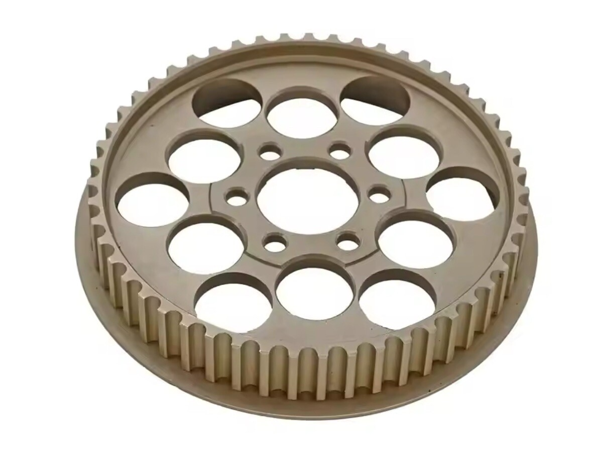 Reinforced stainless steel pulley